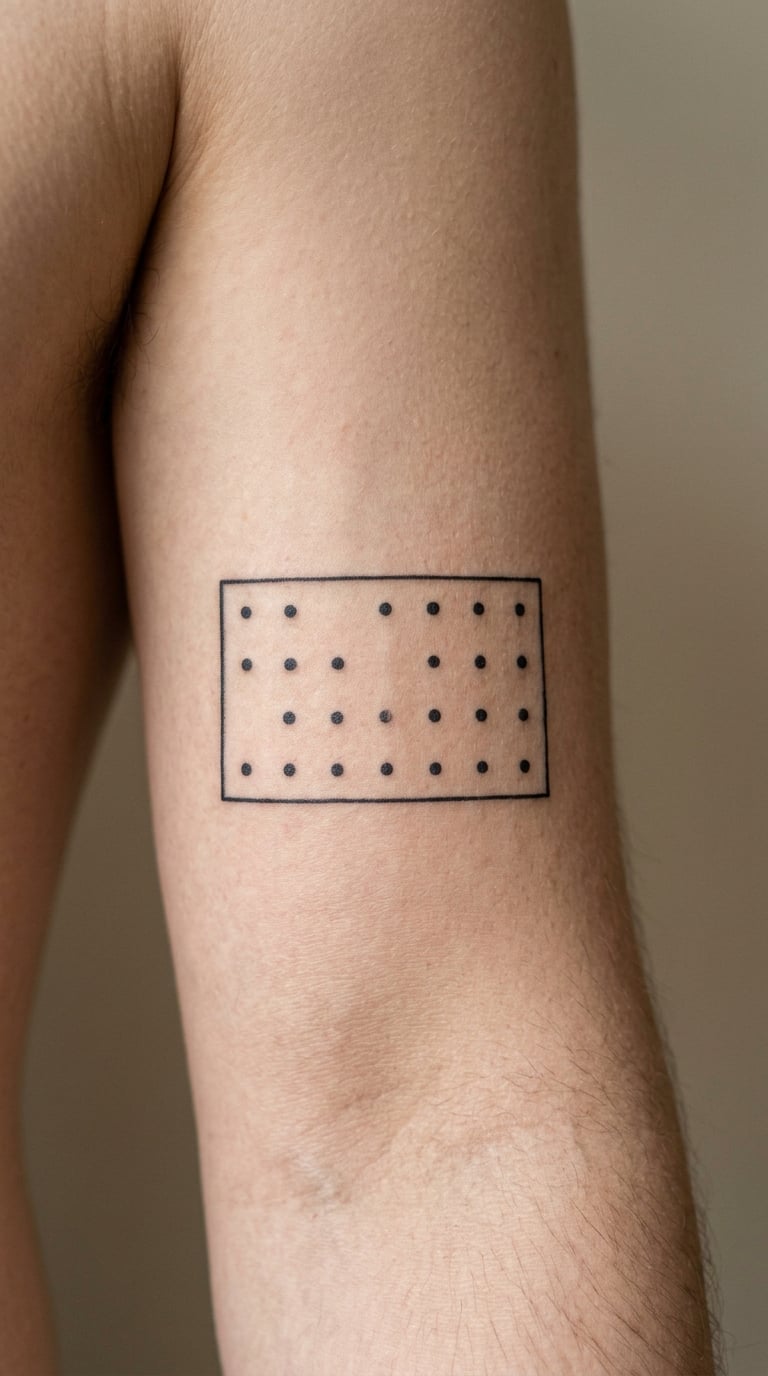 Binary Birth Date in a Minimal Grid