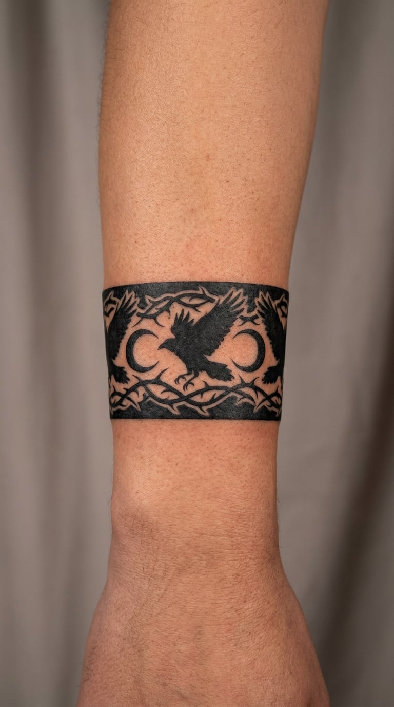 Gothic Raven Ornament