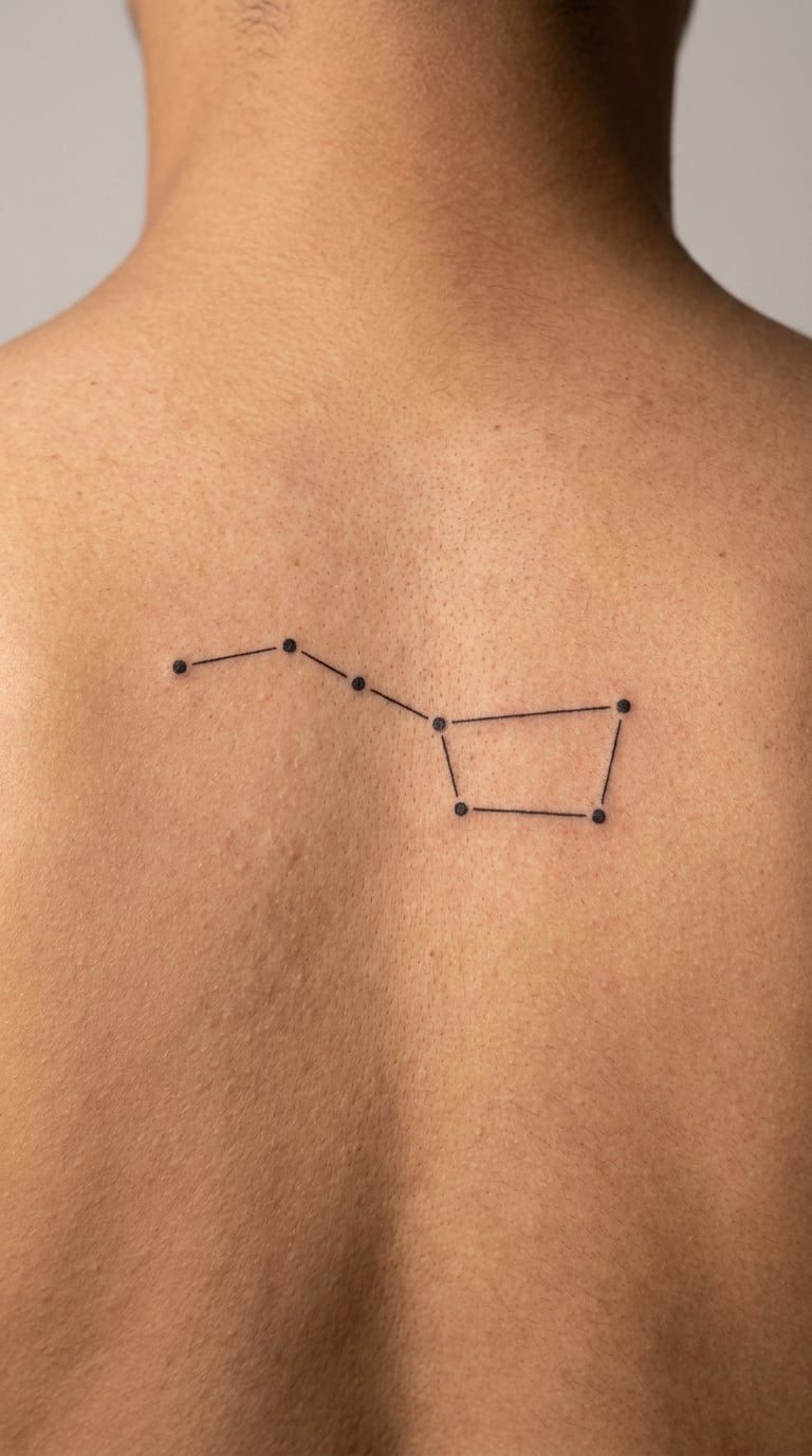 Big Dipper Constellation as a Minimal Back Piece