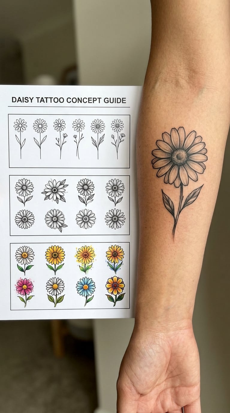 24 Daisy Tattoo Ideas: Quick Guide