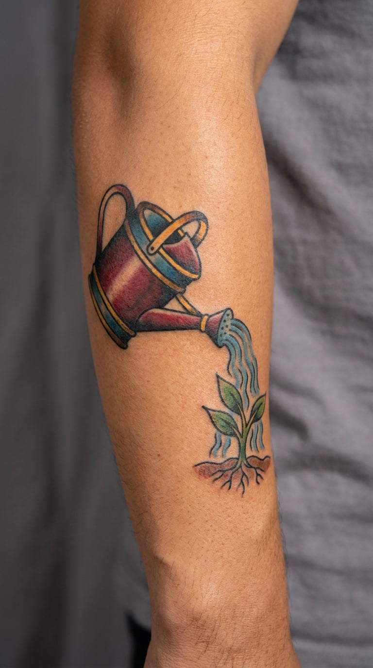 Traditional Watering Can and Sprout