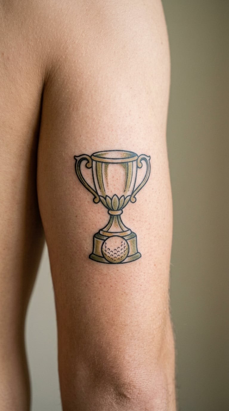 Traditional Golf Trophy