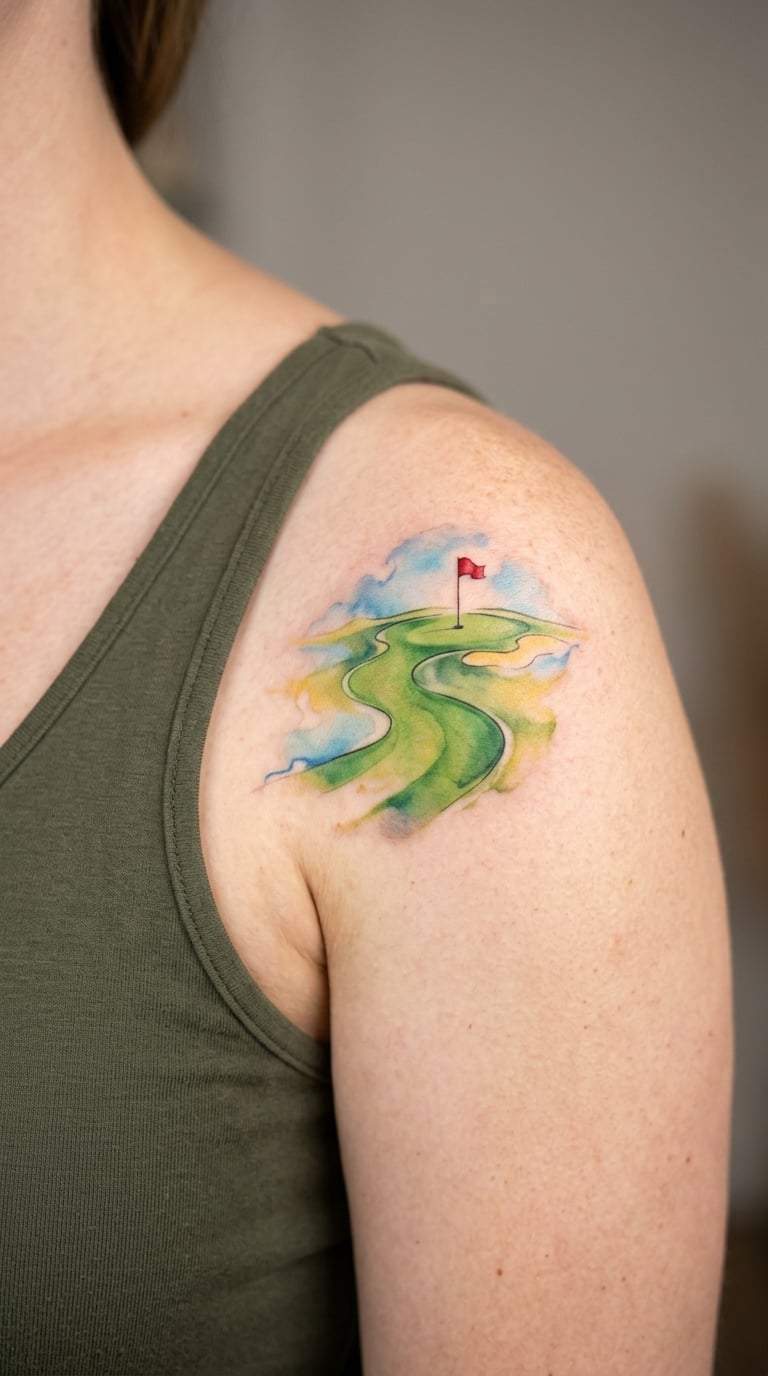 Watercolour Golf Course