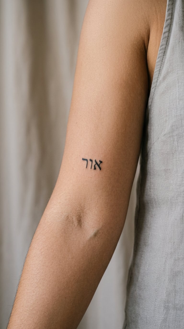 Hebrew Word Hayam in Minimal Script