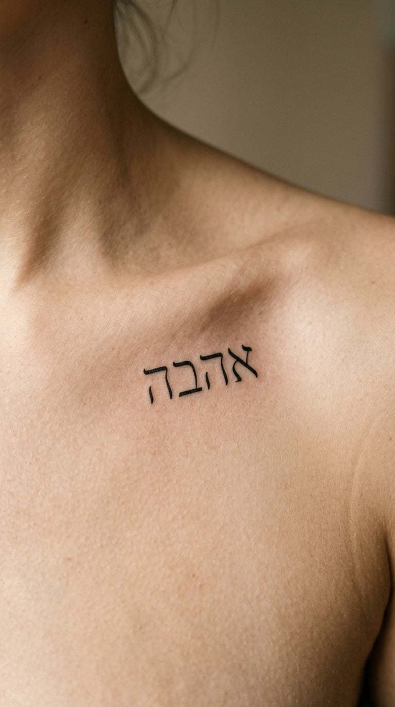 Hebrew Word Adonai in Devotional Fine Line