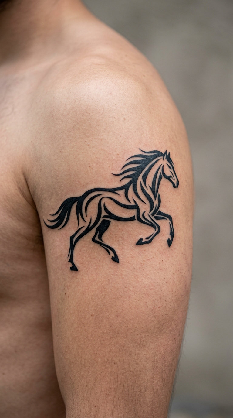 Tribal-Style Horse