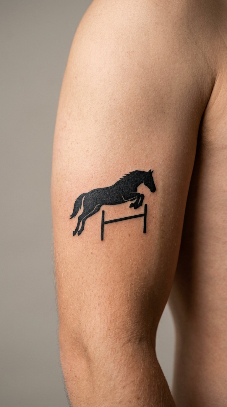 Jumping Horse Silhouette