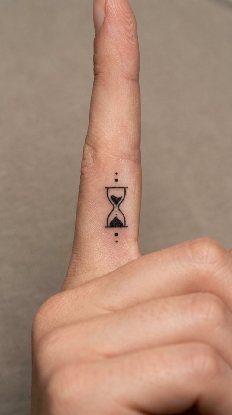 Minimal Hourglass Between Two Dots