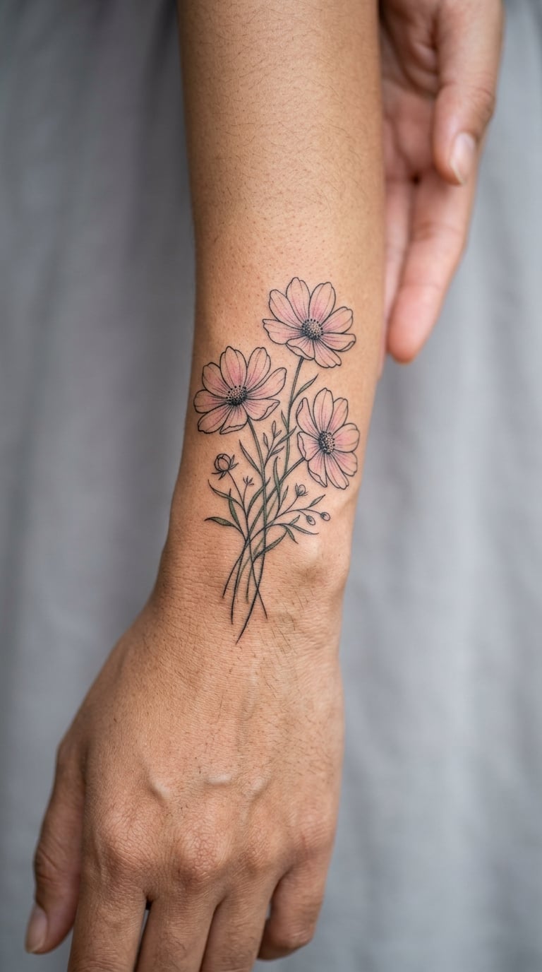 Cosmos in a Minimal Bouquet