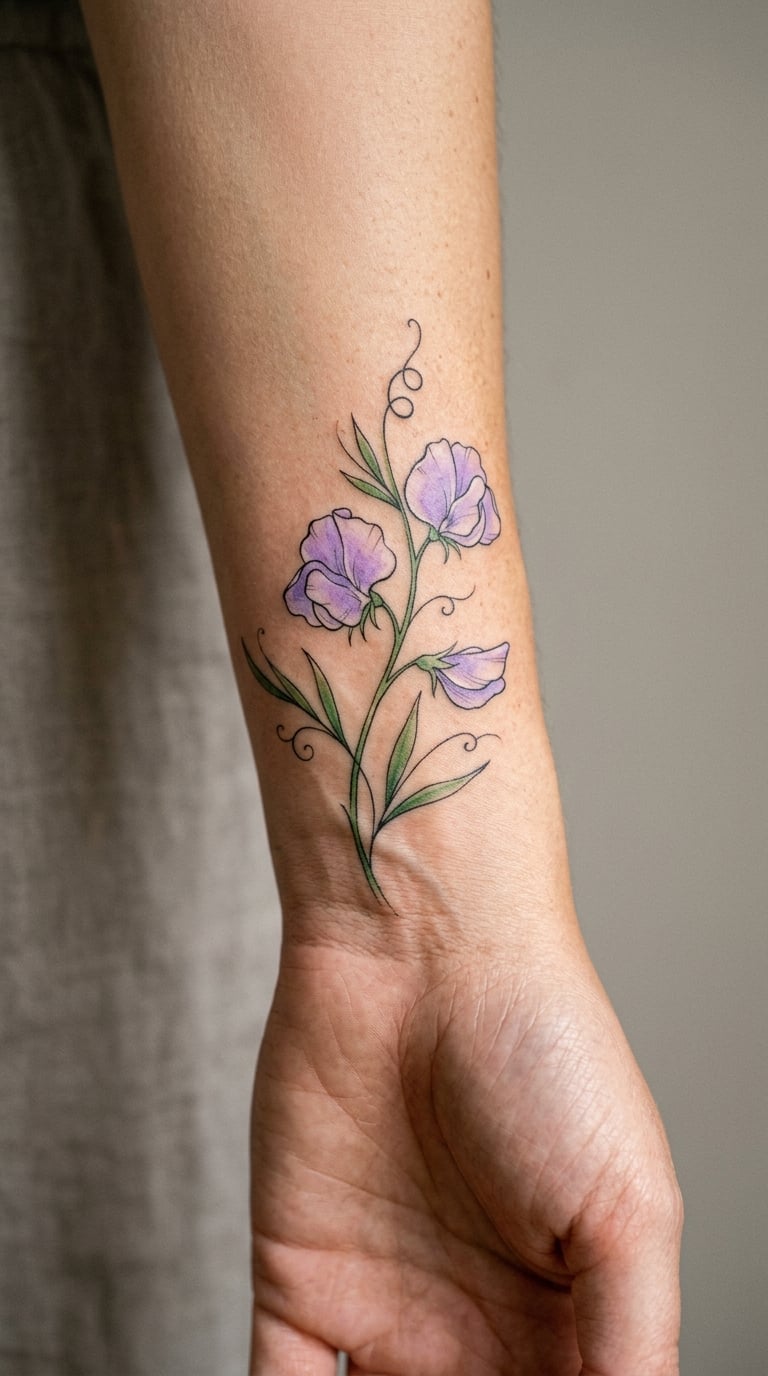 Sweet Pea Stem