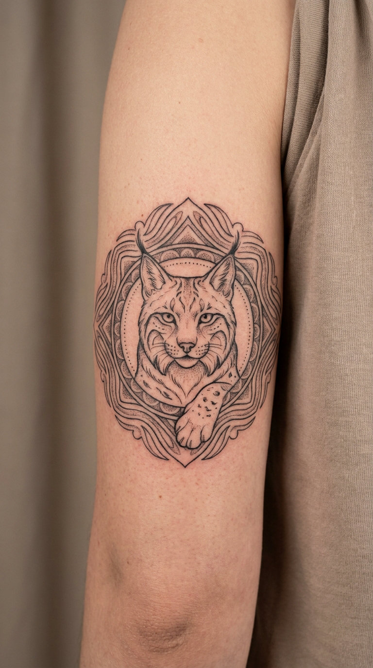 Ancient Seal-Style Lynx