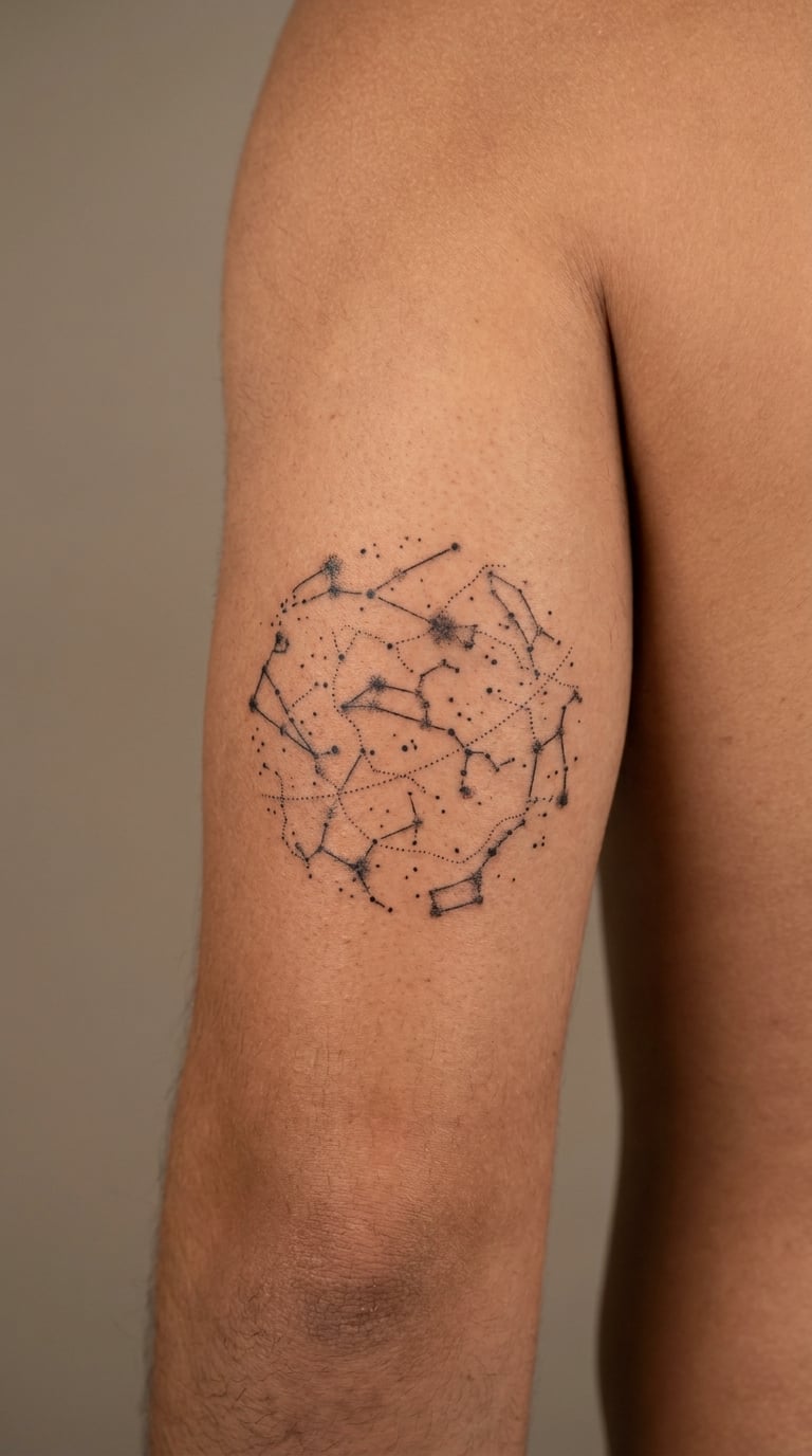 Miniature Star Map From a Shared Sky