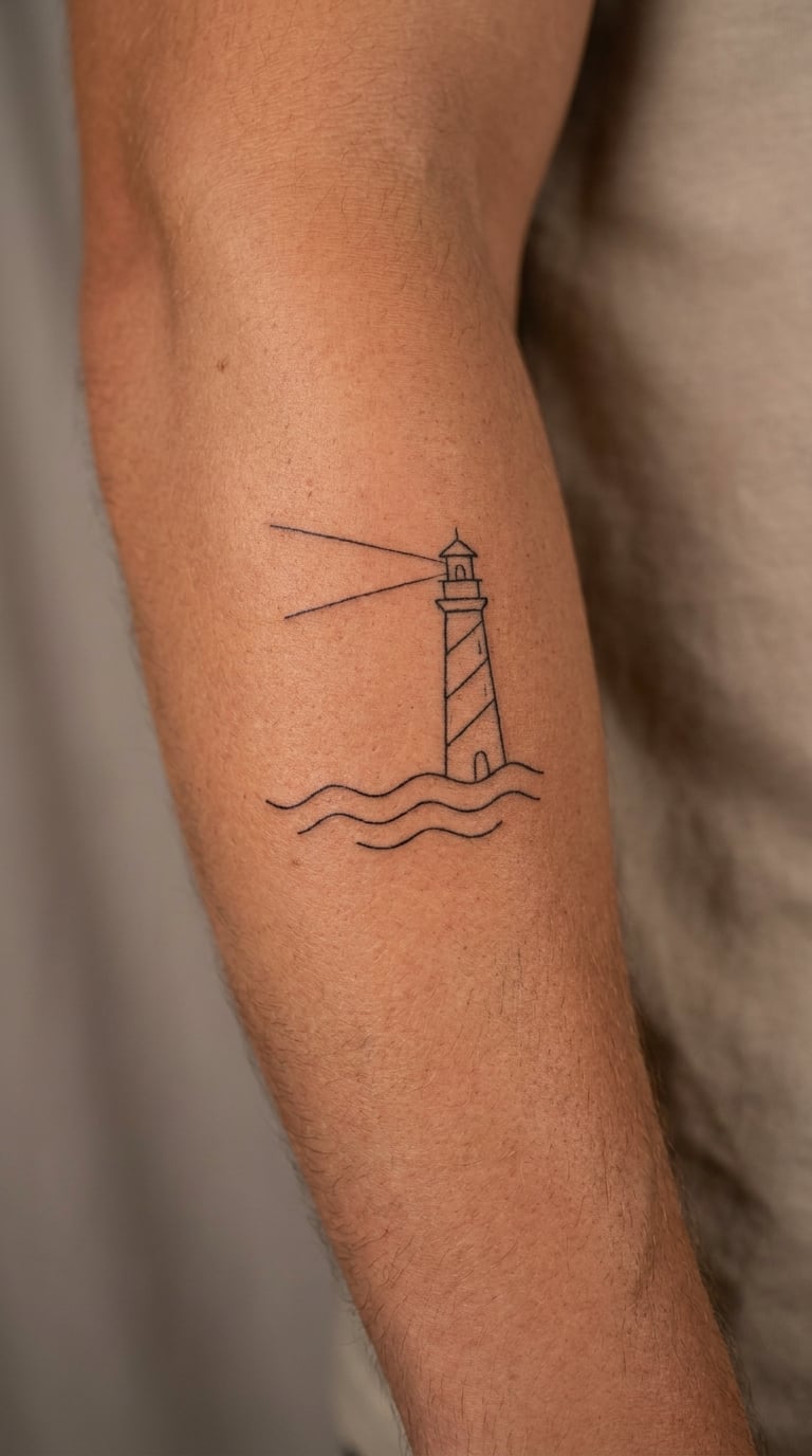 Lighthouse With a Single Beam