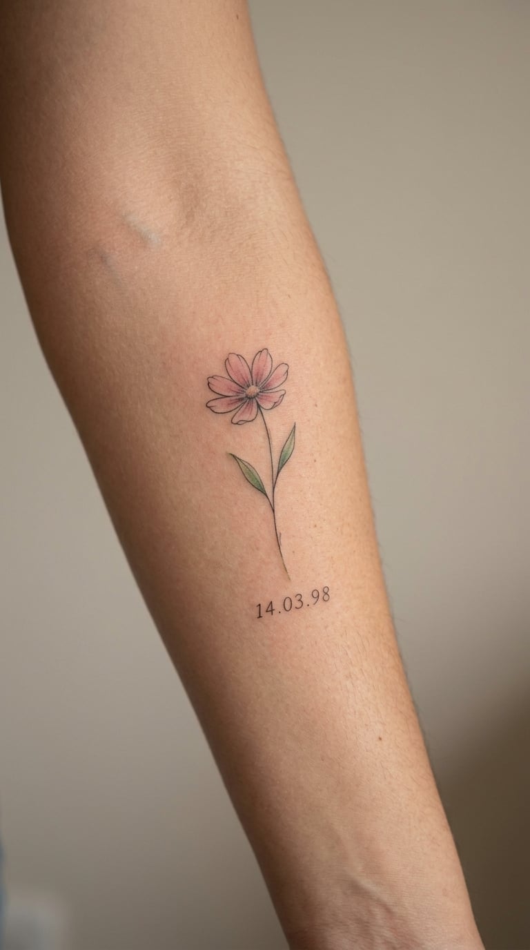 Birthflower With a Small Date