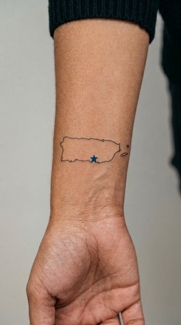 Small Island Outline