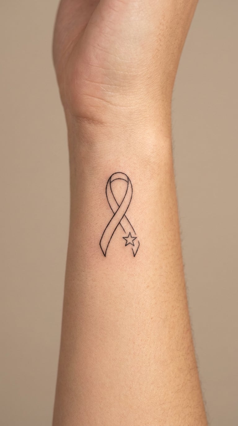 Ribbon with Small Star