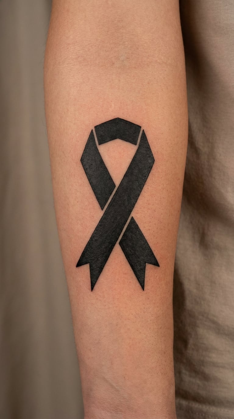 Gothic Blackwork Ribbon