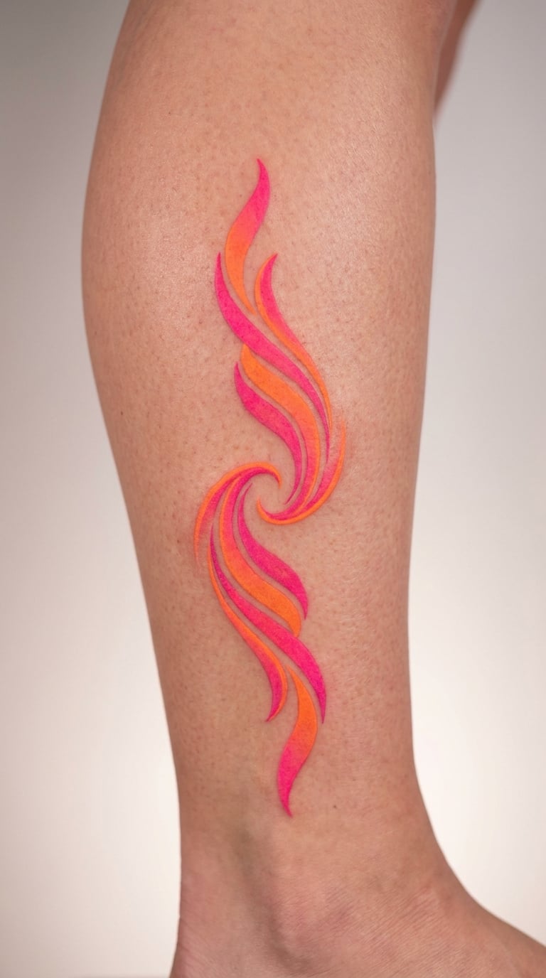Neon Abstract Ribbon