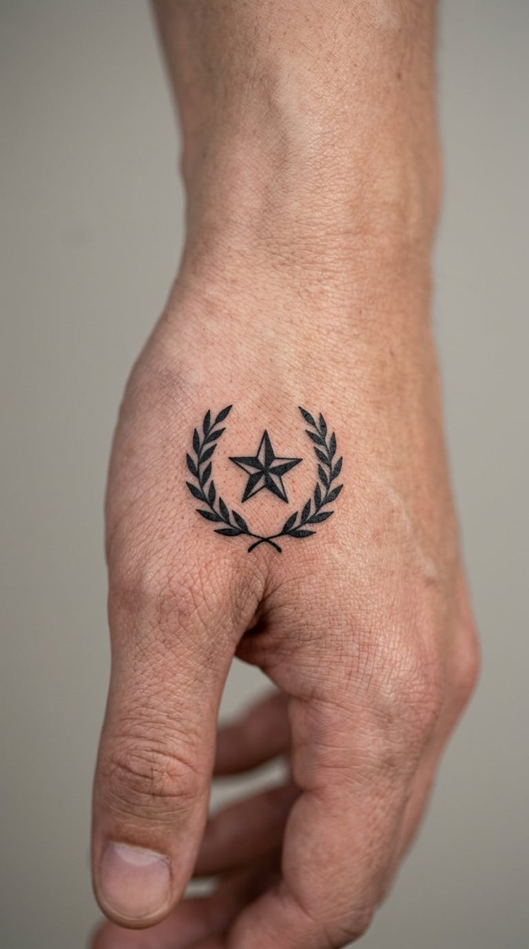 Small Laurel Star