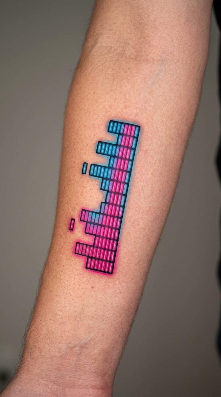 Neon Equalizer on the Inner Arm