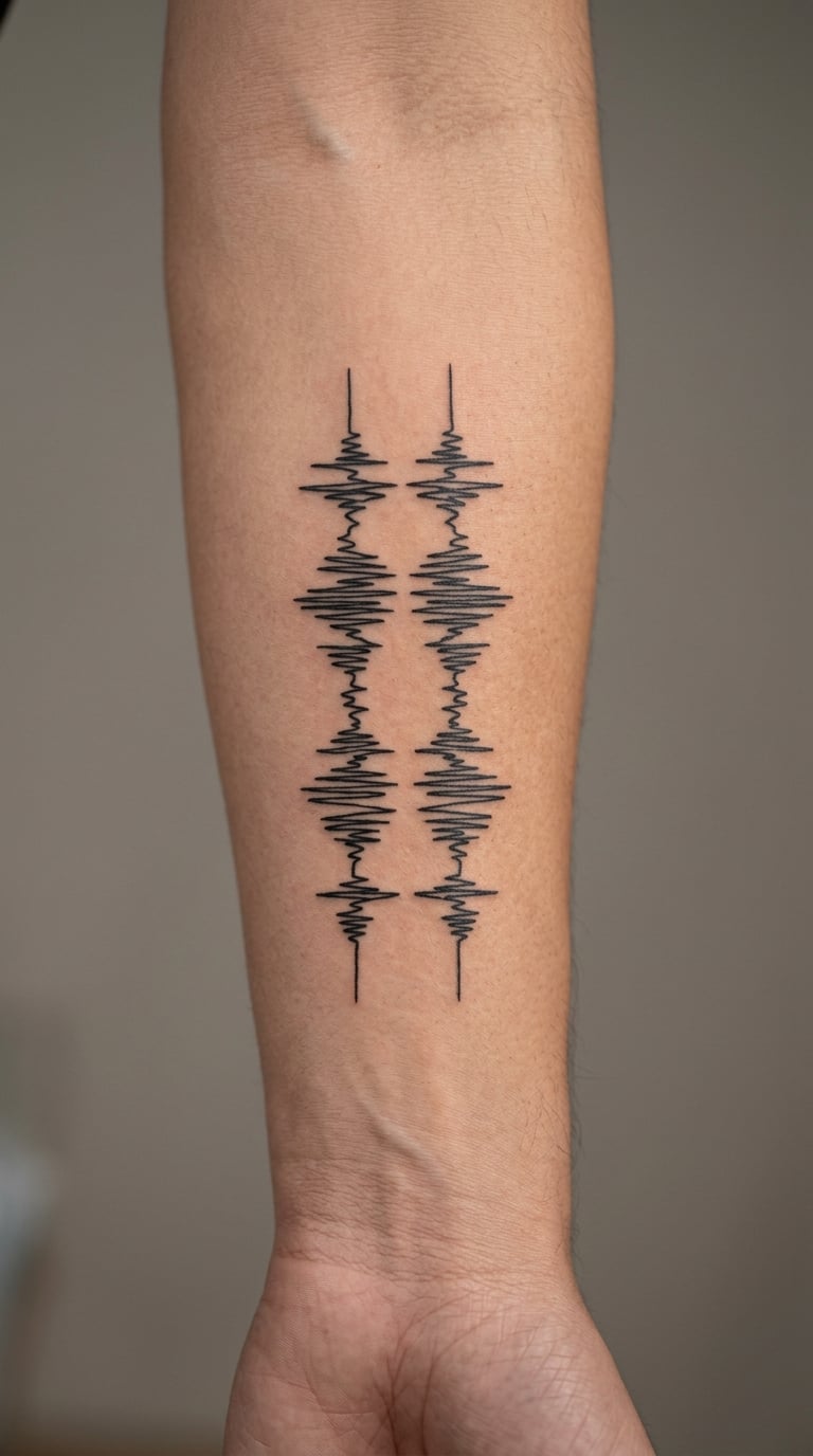 Split Stereo Wave on the Forearm