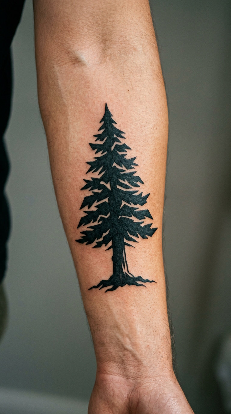 Grounded Pine Tree