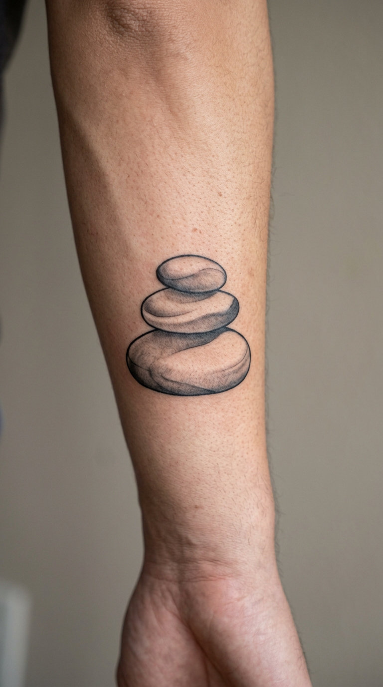 Blackwork River Stones