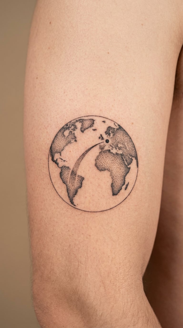 Dotwork Globe