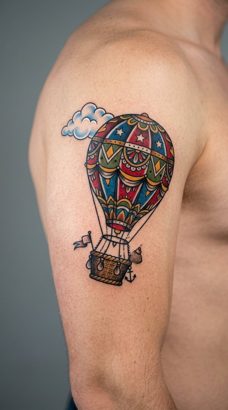 Traditional Hot Air Balloon