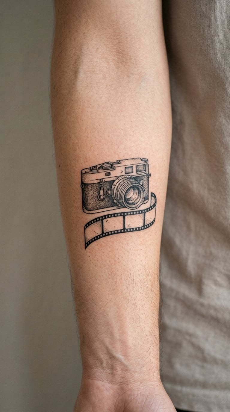 Mini Camera With Film Strip