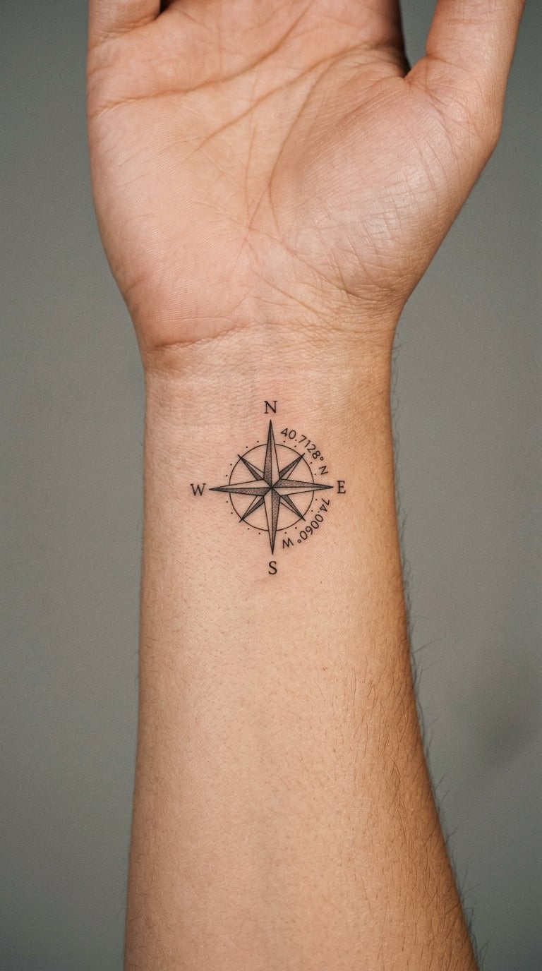 Coordinates and Compass Rose