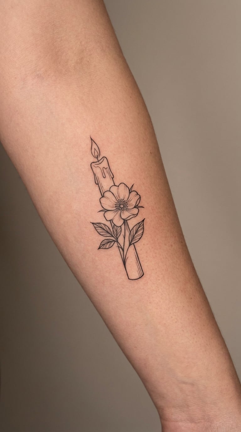 Birth-Flower Candle