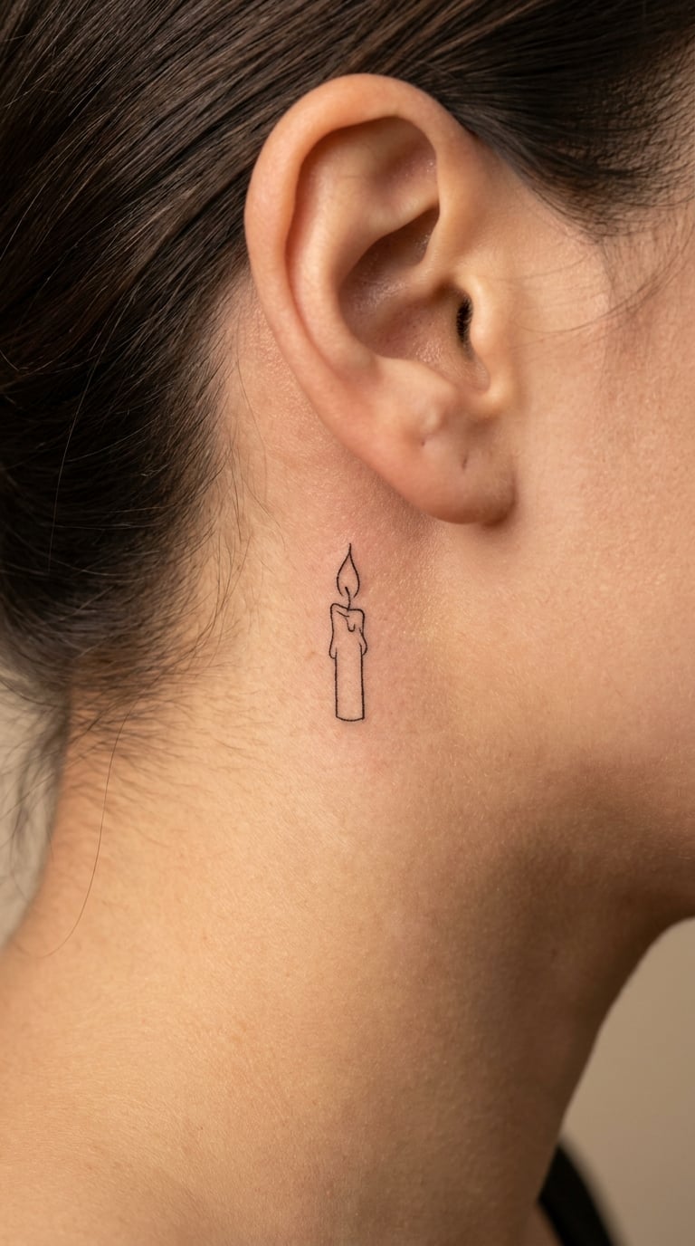 Tiny Candle Behind the Ear