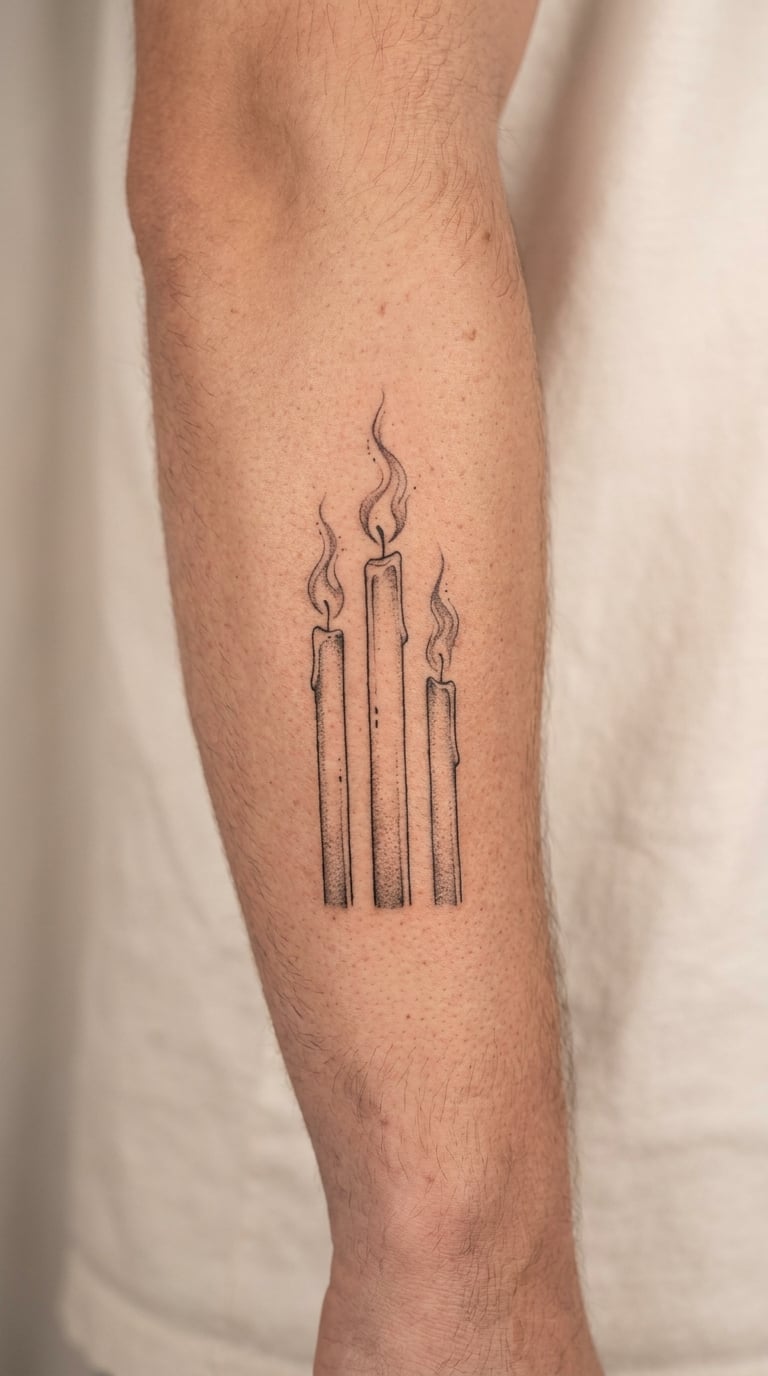 Three Candles for a Family Trio