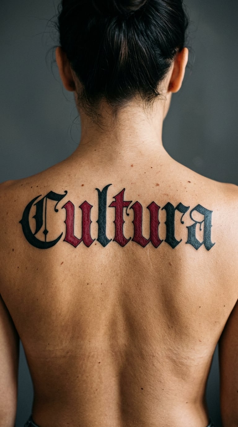 “Cultura” in Traditional Script