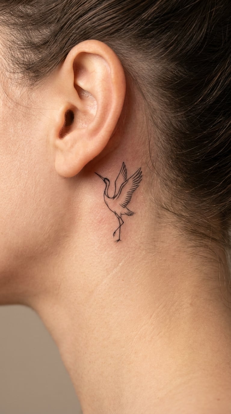 Micro Crane Behind the Ear