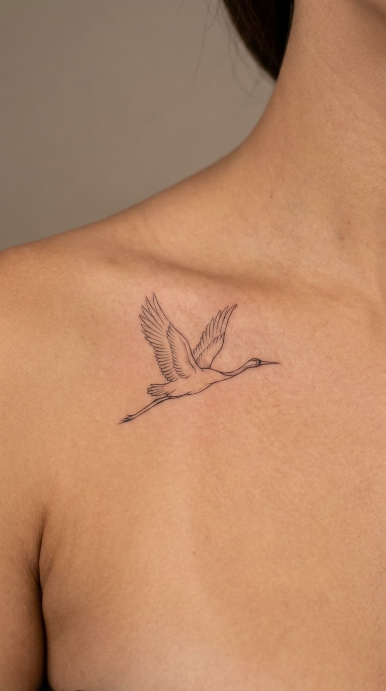 Minimal Crane on the Collarbone