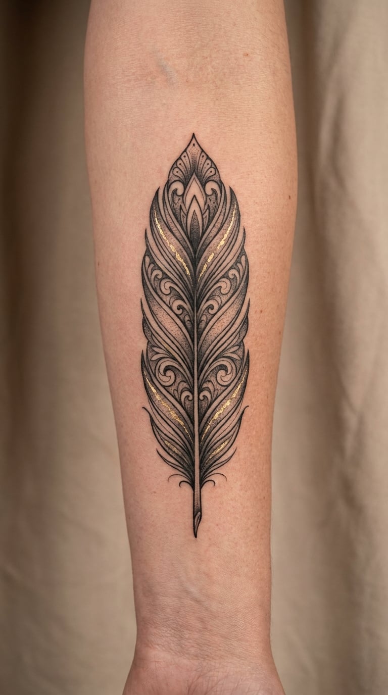 Ornate Feather Crest