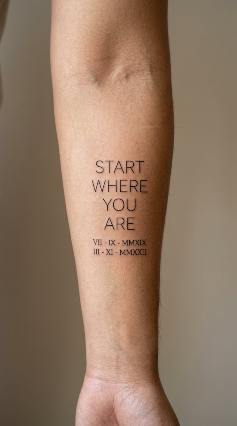 Two-Date “Start Where You Are”
