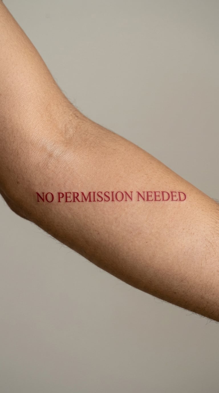 Red Ink “No Permission Needed”