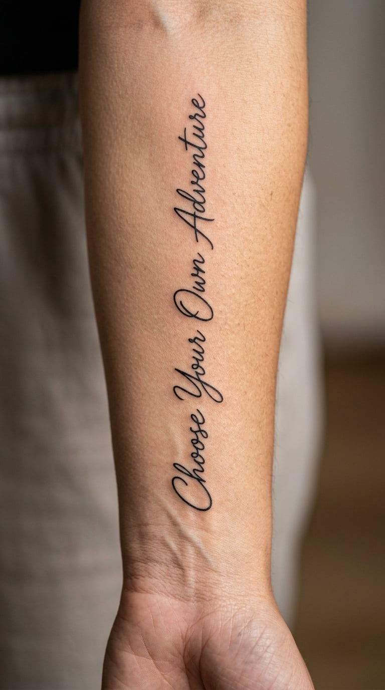 Minimal Script “Choose Your Own Adventure”