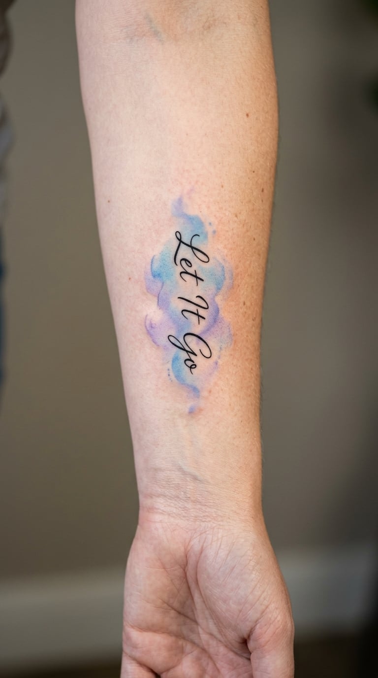 Watercolor “Let It Go”