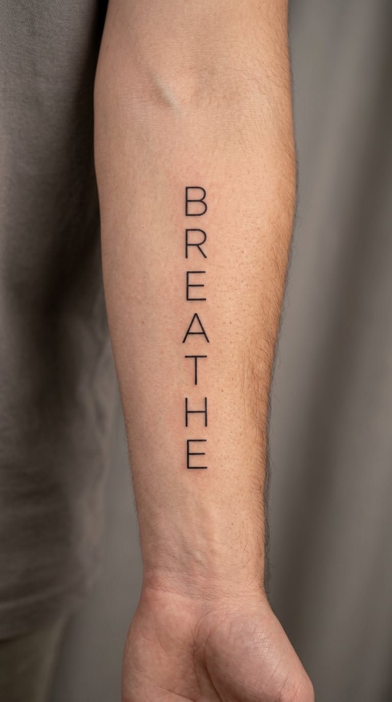 Stacked Type “Breathe”