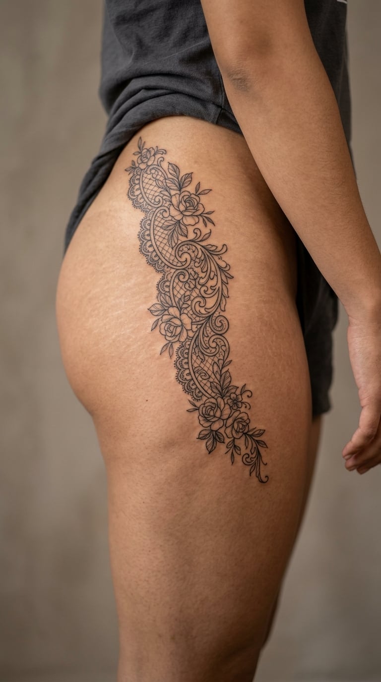 Floral Lace Panel
