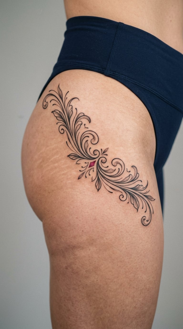 Ornamental Hip Flourish