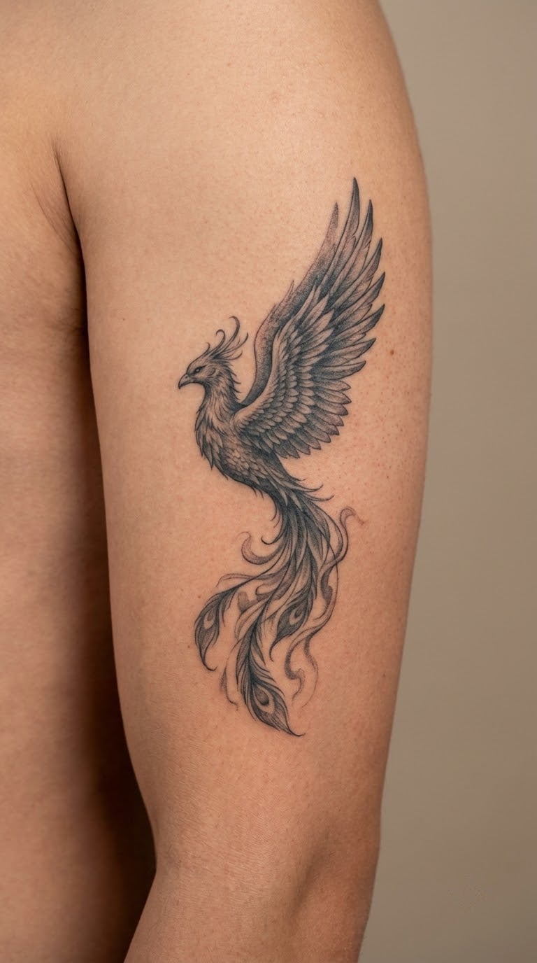 Phoenix Rising in Fine Detail