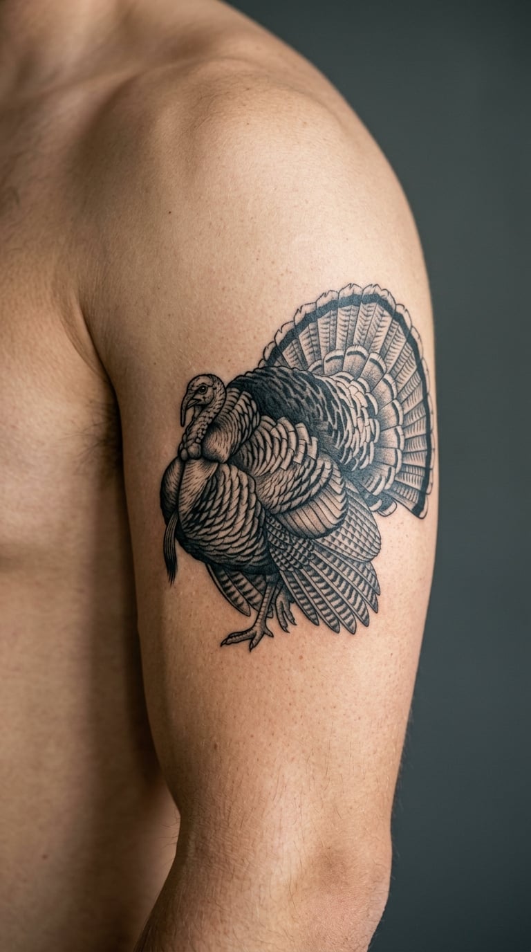 Turkey Hunt Tattoo