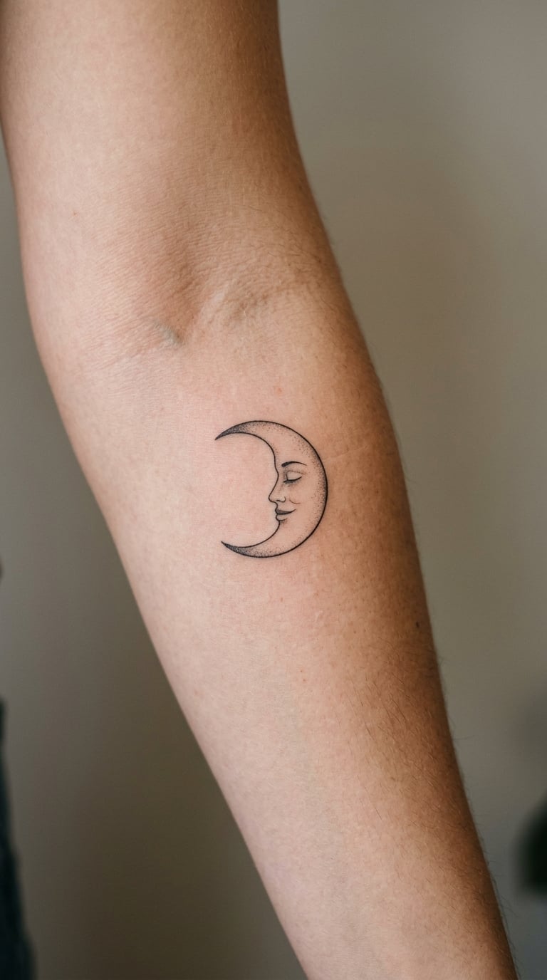 Matching Crescent Moon Faces