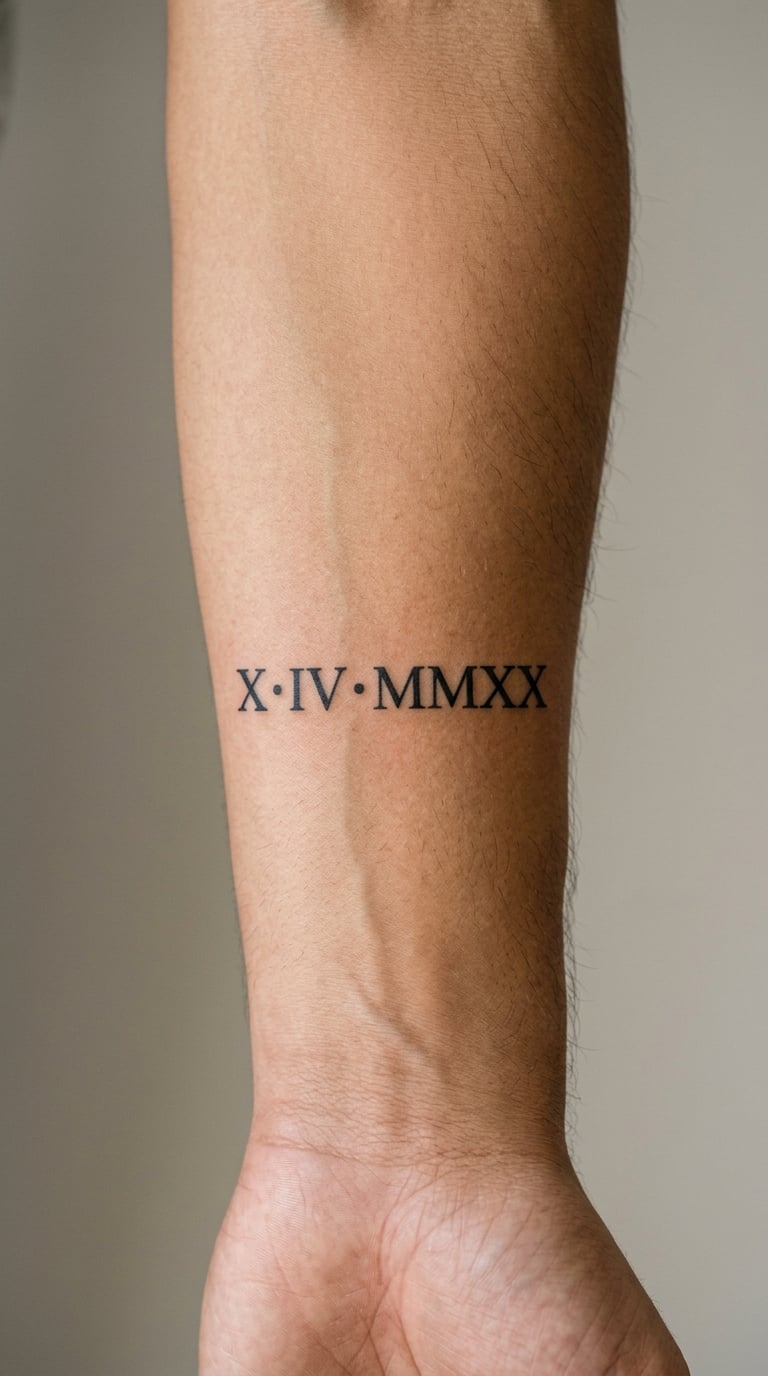 Matching Date in Roman Numerals