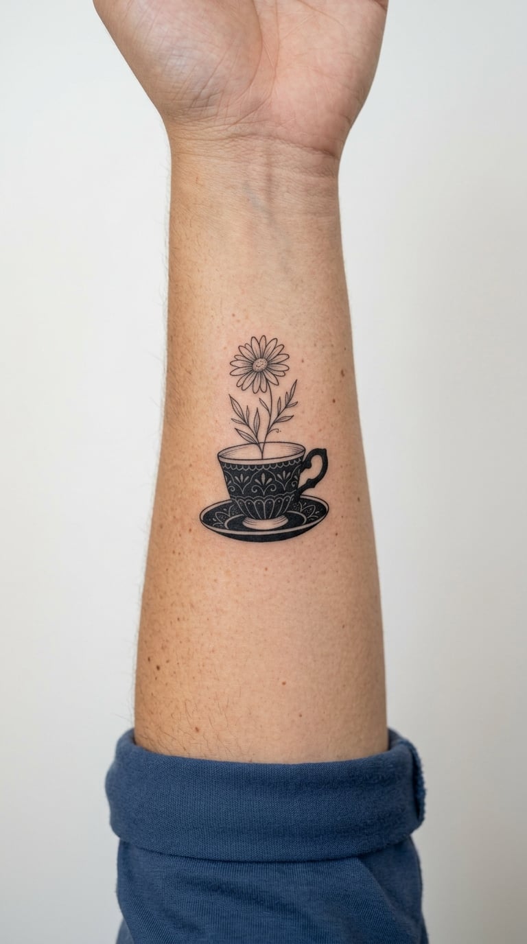 Matching Teacup and Wildflower